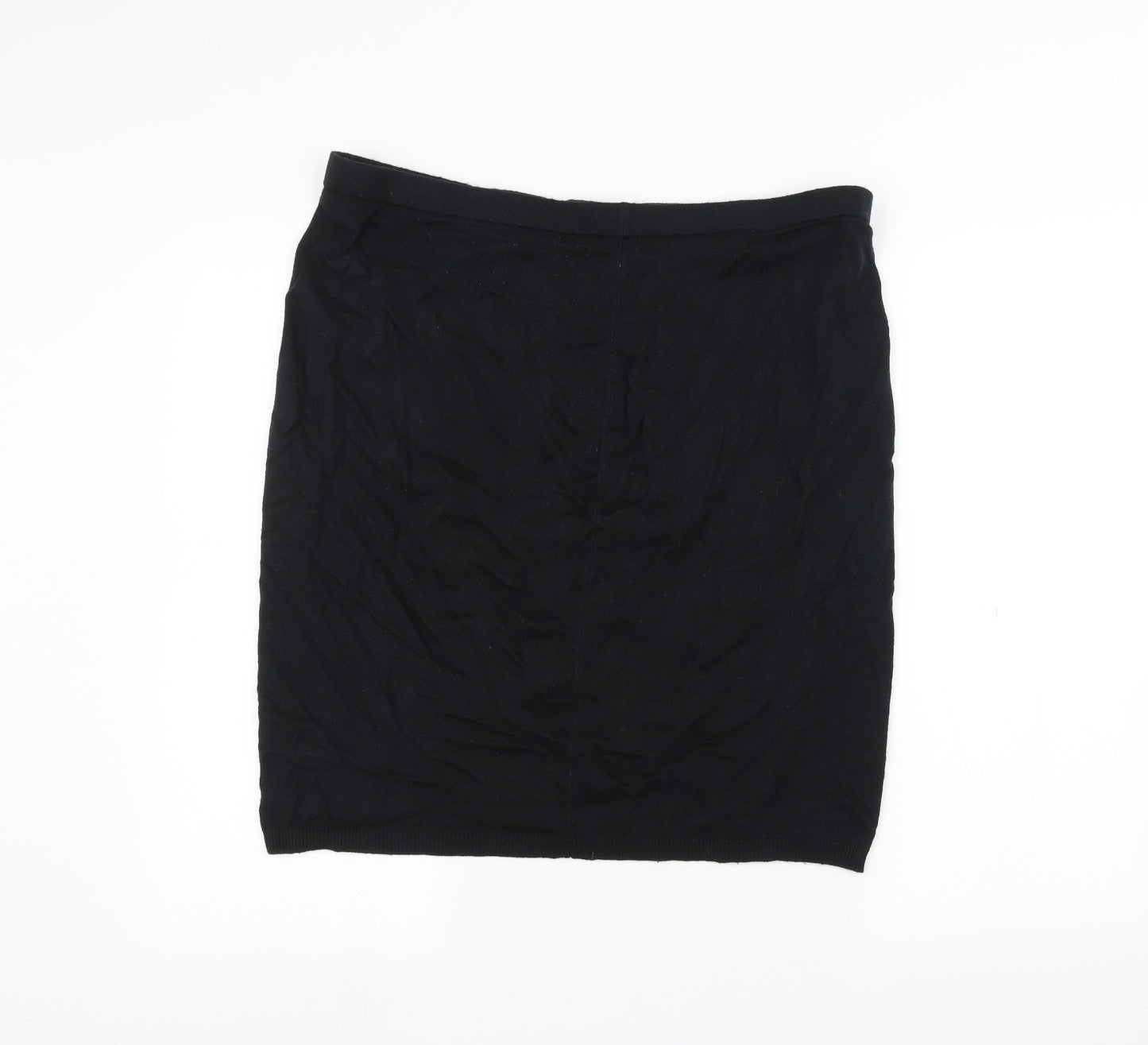 Preworn Womens Black   A-Line Skirt Size XL