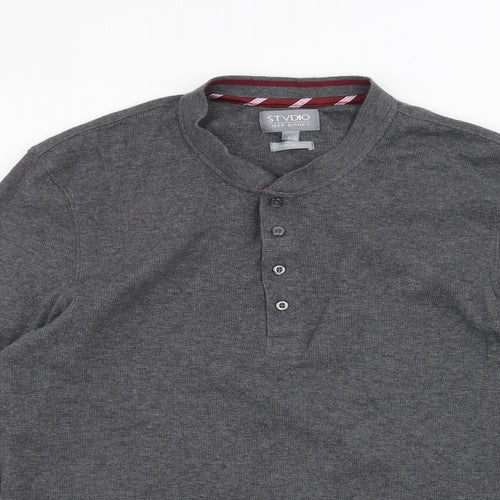 STVDIO Mens Grey   Pullover Jumper Size L