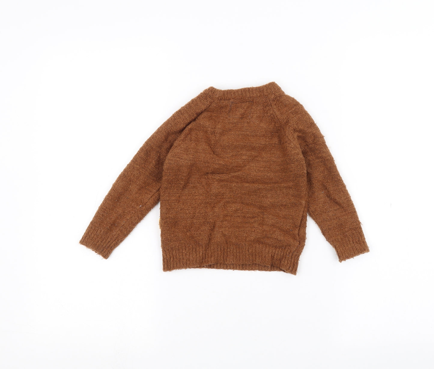 TU Boys Brown   Pullover Jumper Size 2-3 Years  - THE GRUFFALO