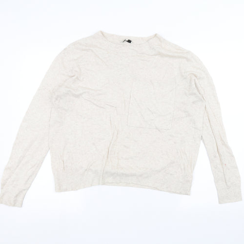 Papaya Womens Beige   Pullover Jumper Size 14
