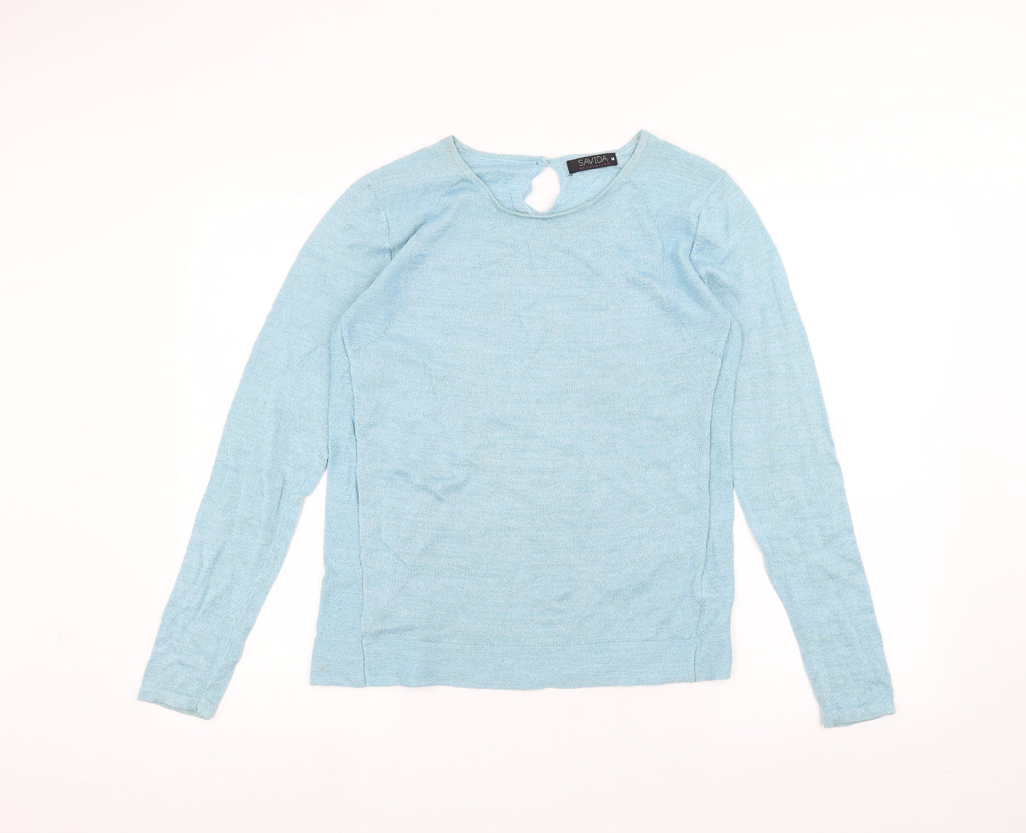Savida Womens Blue   Basic T-Shirt Size M