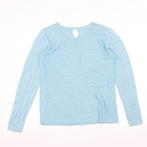 Savida Womens Blue   Basic T-Shirt Size M