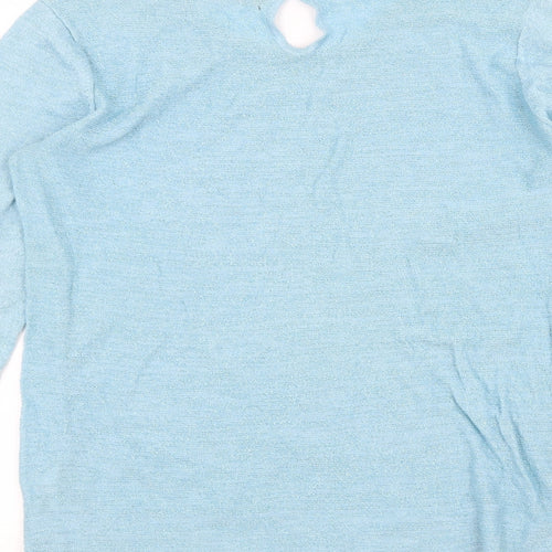 Savida Womens Blue   Basic T-Shirt Size M