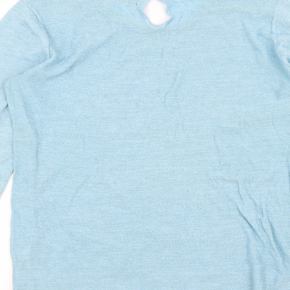 Savida Womens Blue   Basic T-Shirt Size M