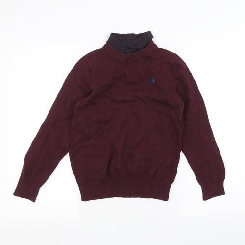NEXT Girls Red   Pullover Jumper Size 10 Years