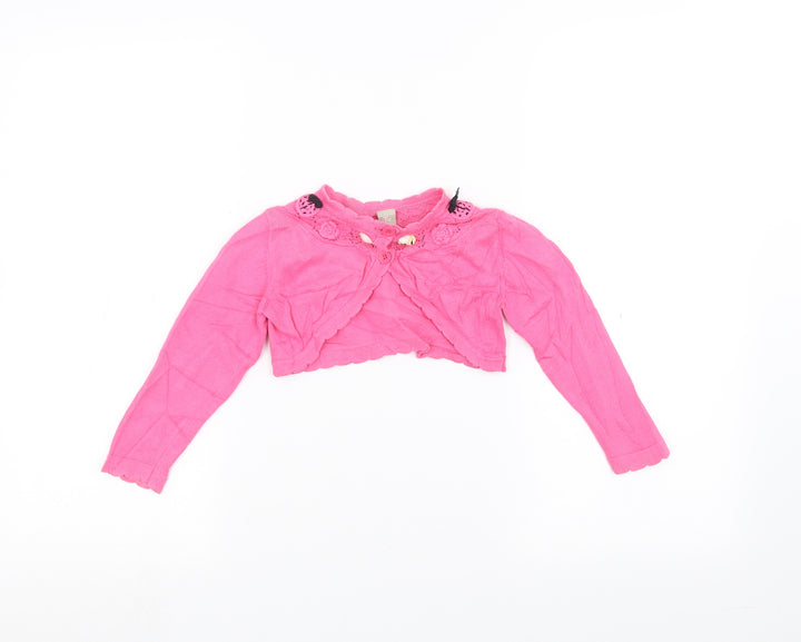 TU Baby Pink   Cardigan Jumper Size 12-18 Months