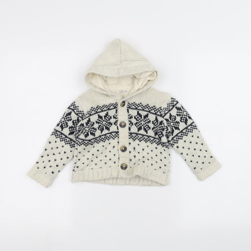 DMB Baby White   Jacket Coatigan Size 24 Months