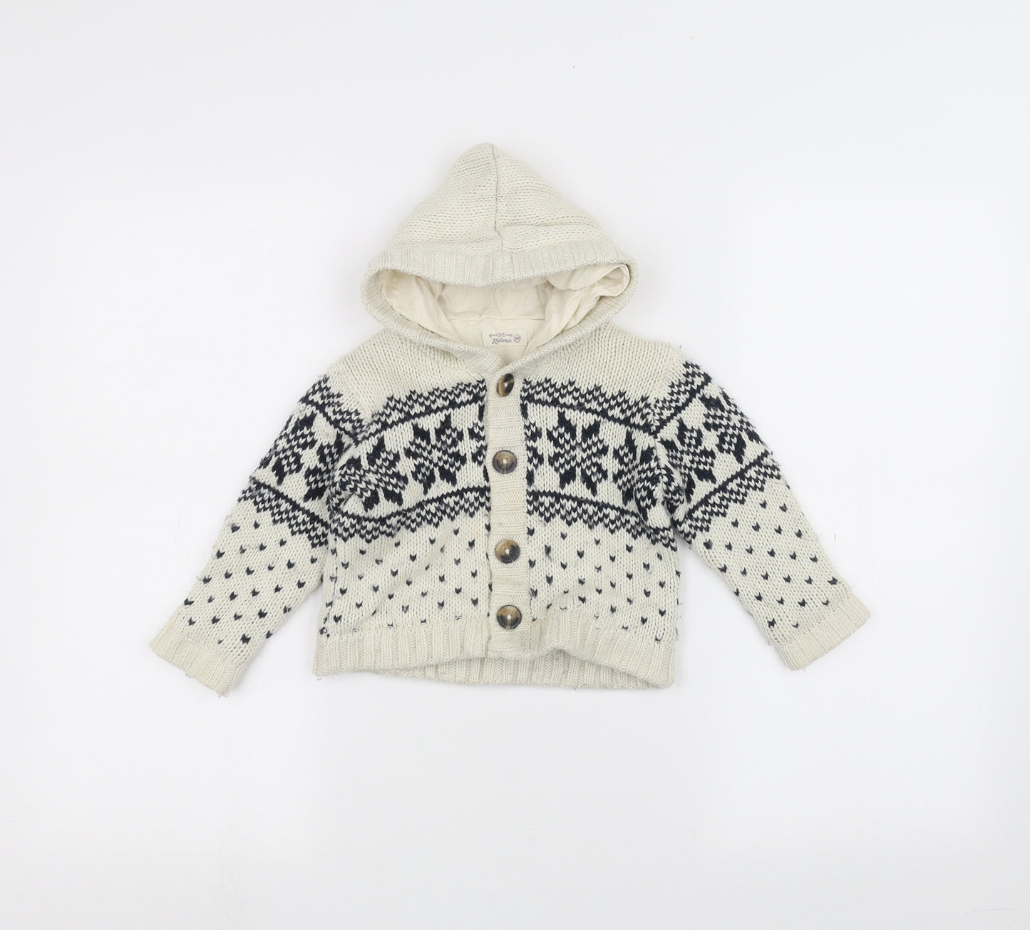 DMB Baby White   Jacket Coatigan Size 24 Months
