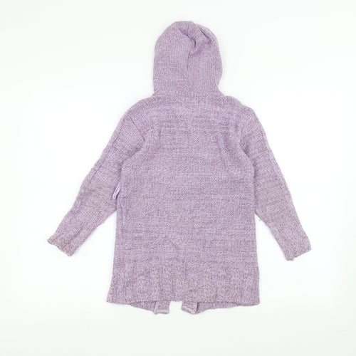 Adams Girls Purple   Jacket Coatigan Size 7 Years