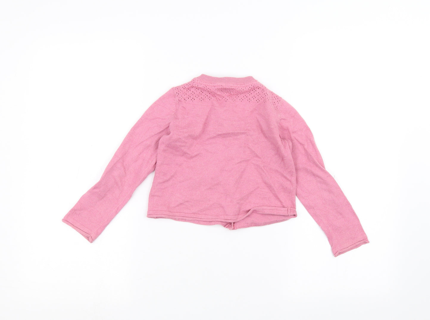 NEXT Girls Pink   Cardigan Jumper Size 4-5 Years