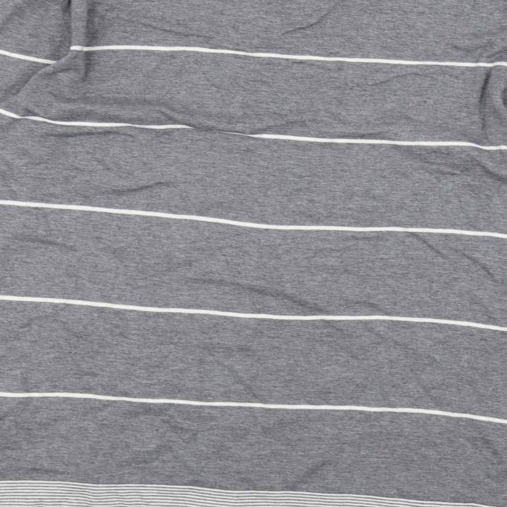 Kangol Mens Grey Striped   T-Shirt Size L