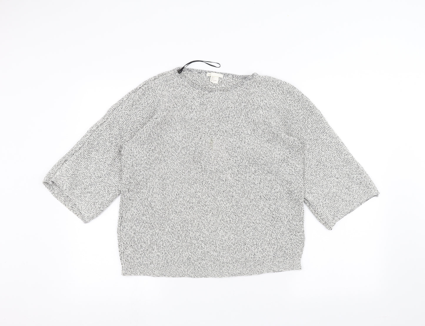 H&M Womens Grey   Pullover Jumper Size S