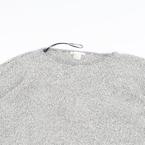 H&M Womens Grey   Pullover Jumper Size S