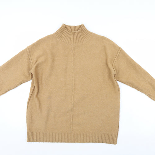 Primark Womens Beige   Henley Jumper Size 8