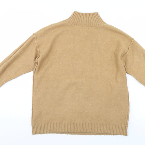Primark Womens Beige   Henley Jumper Size 8