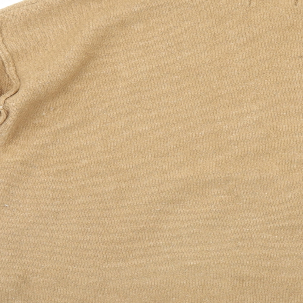 Primark Womens Beige   Henley Jumper Size 8