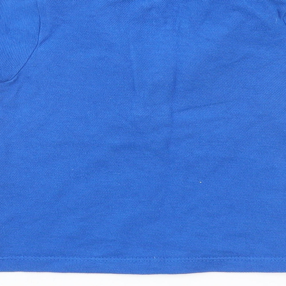 Fred & Flo Boys Blue   Basic Polo Size 0-3 Months