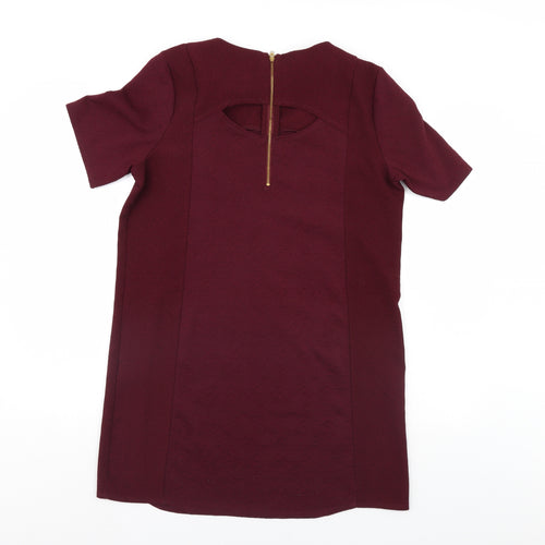 Warehouse Womens Purple   Shift  Size 14