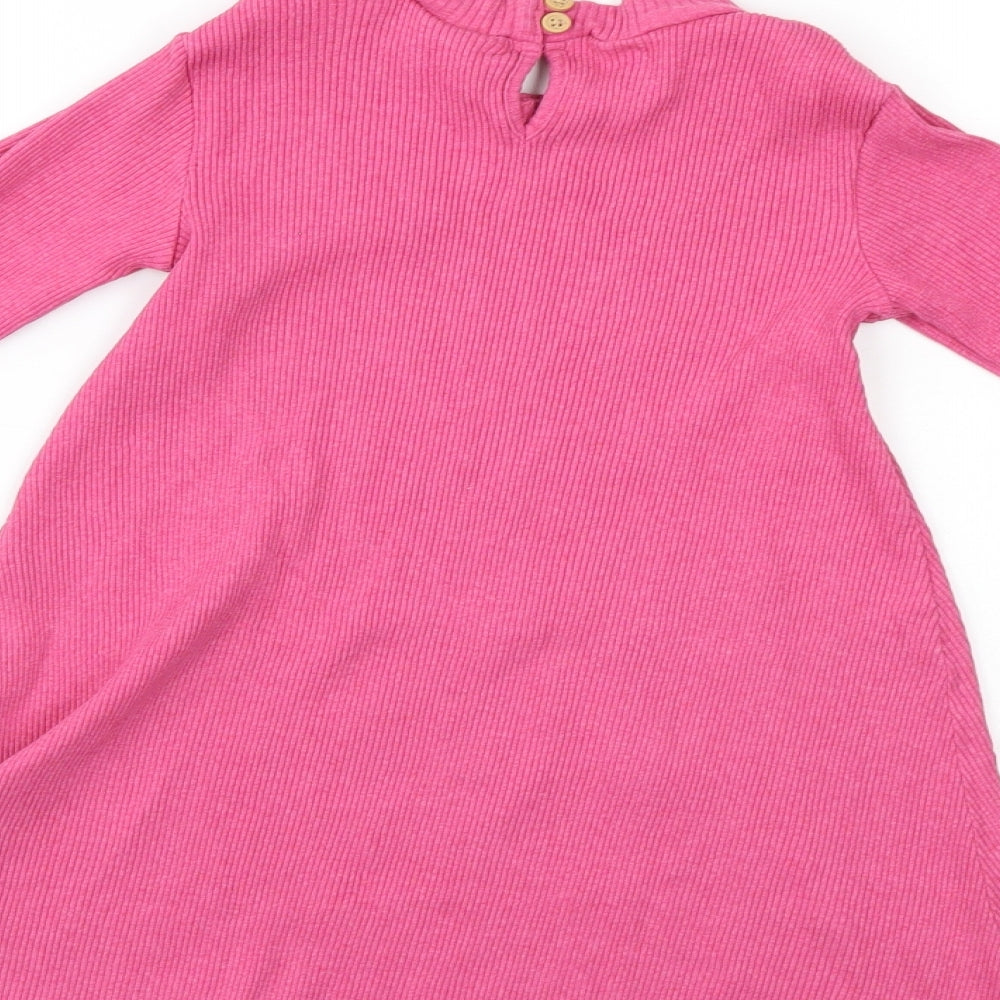 NEXT Girls Pink   Jumper Dress  Size 7 Years