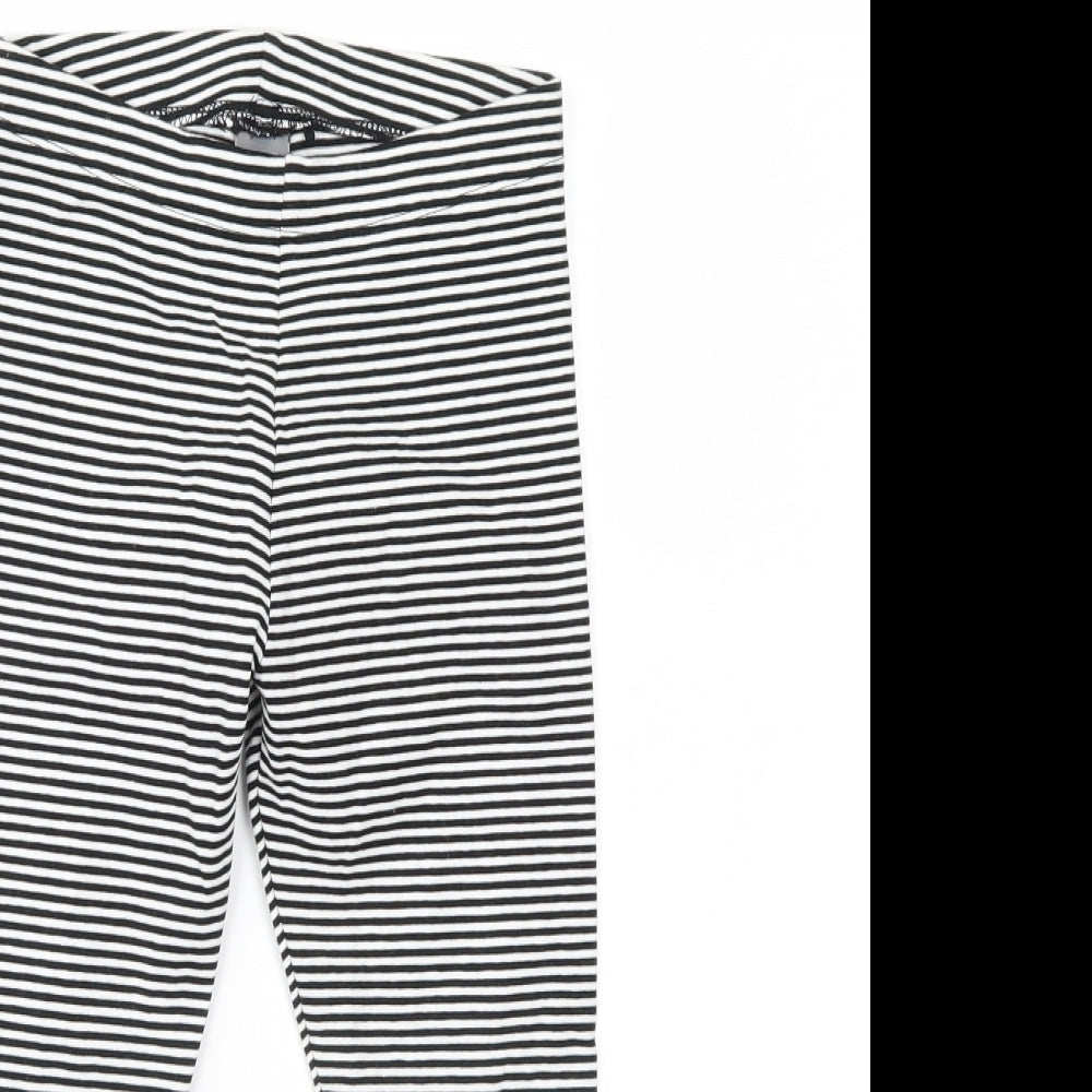 NEXT Girls Multicoloured Striped  Jegging Trousers Size 7 Years - Leggings