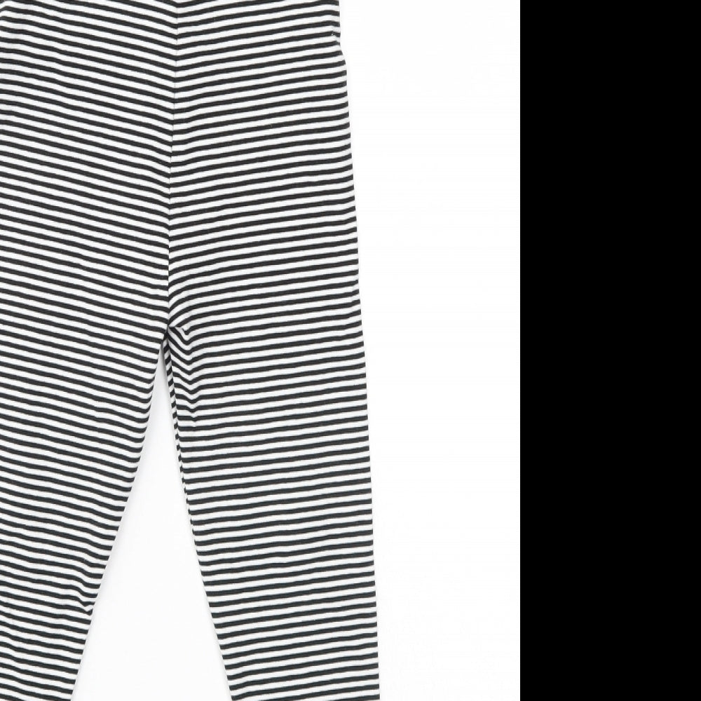NEXT Girls Multicoloured Striped  Jegging Trousers Size 7 Years - Leggings