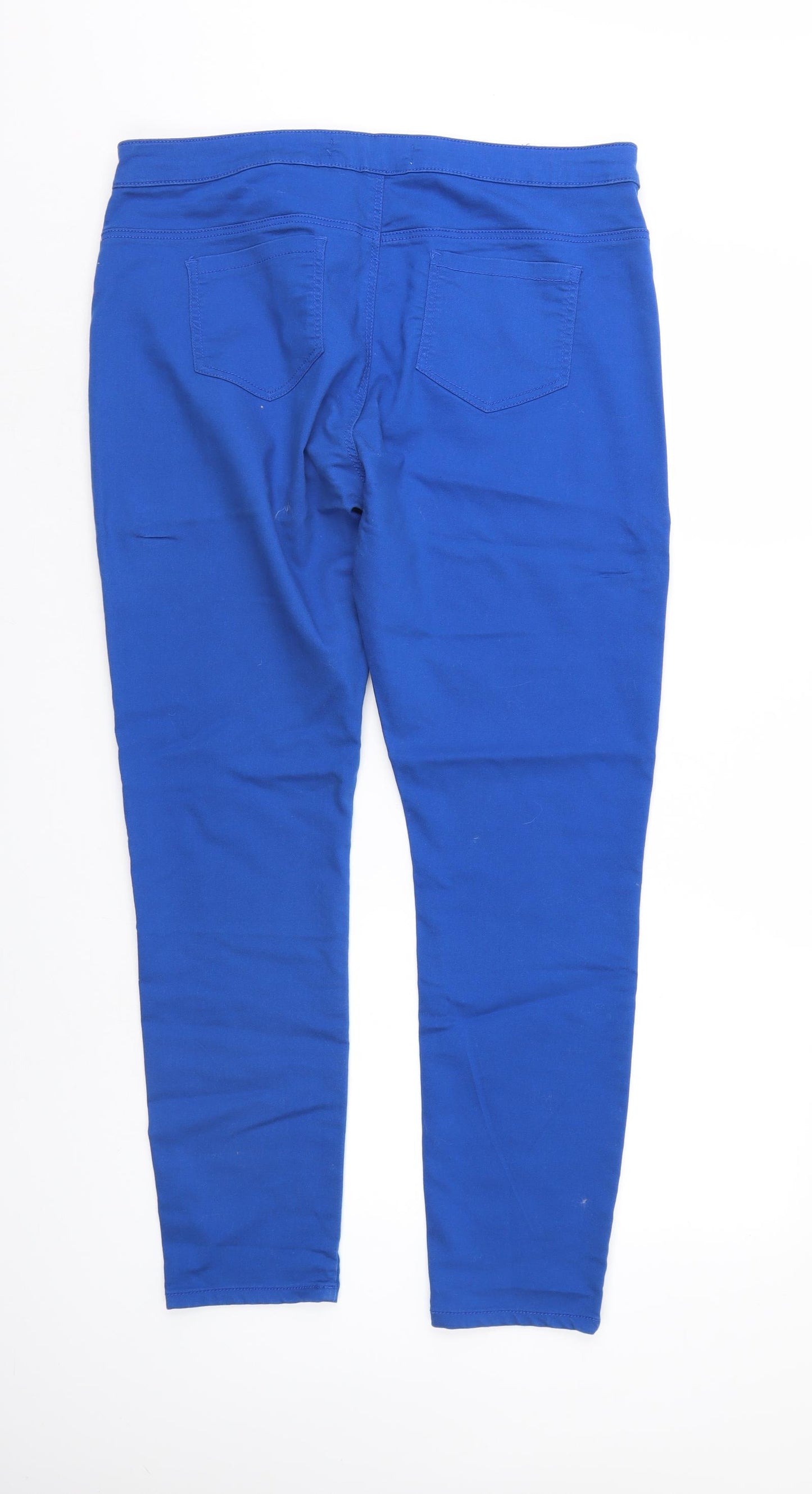 Denim & Co. Womens Blue   Trousers  Size 18 L29 in