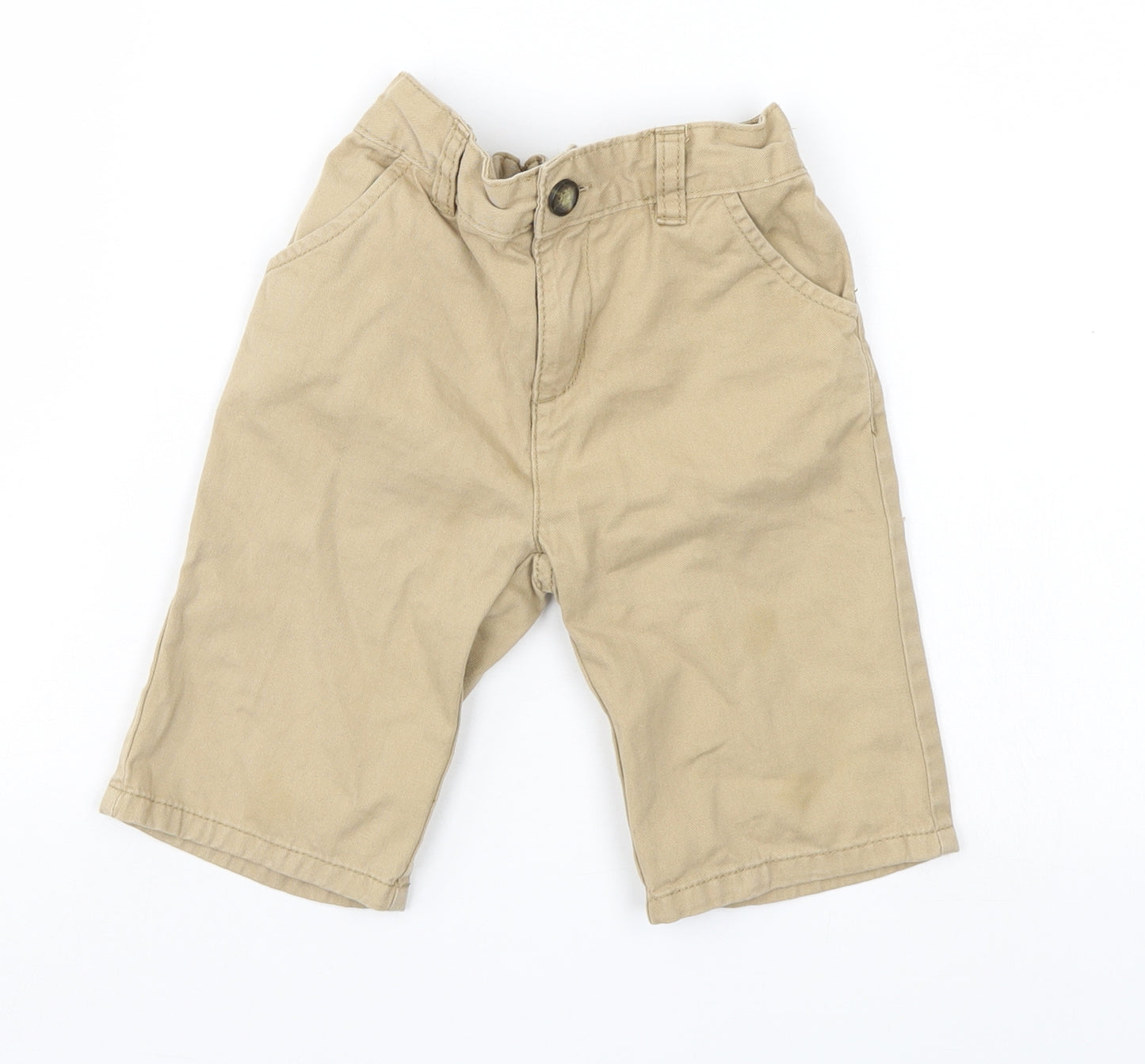 Nutmeg Boys Beige   Chino Shorts Size 4-5 Years