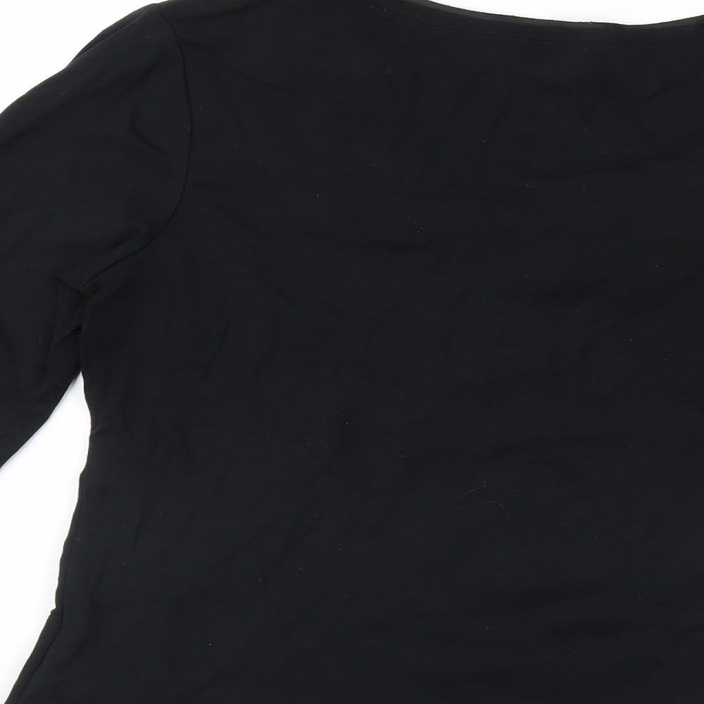 Marks and Spencer Womens Black   Pullover Jumper Size 16