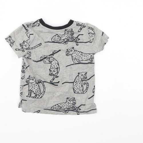 MY K Boys Grey   Basic T-Shirt Size 12-18 Months