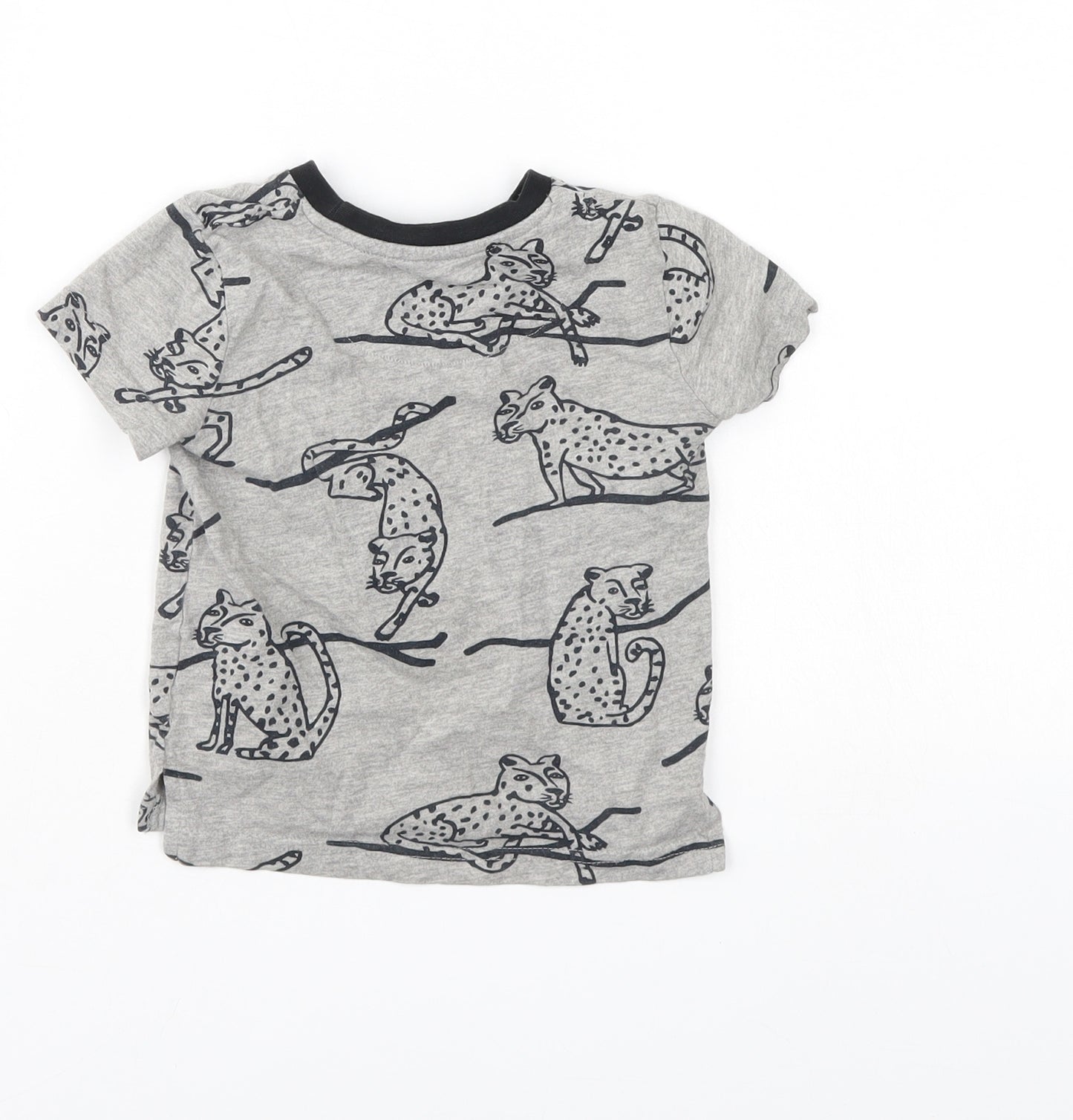 MY K Boys Grey   Basic T-Shirt Size 12-18 Months