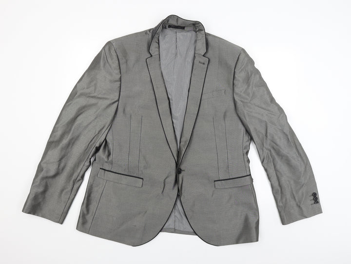 NEXT Mens Grey 2 Piece Blazer Size 38
