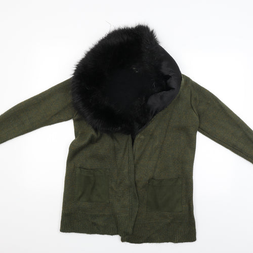 River Island Womens Green   Cardigan Jumper Size 8