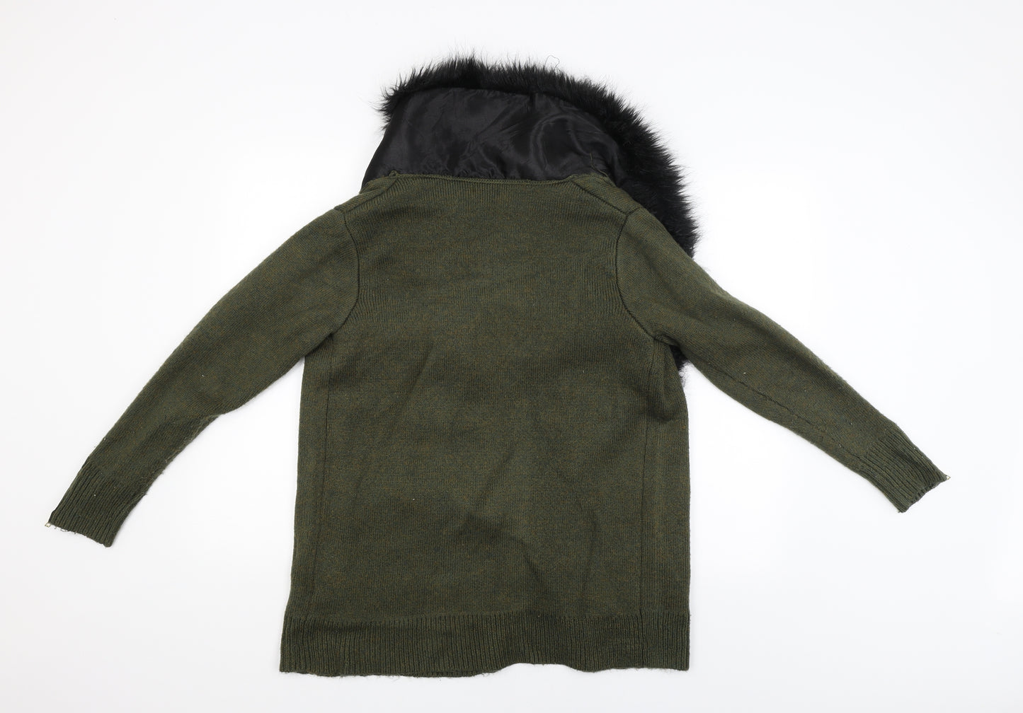 River Island Womens Green   Cardigan Jumper Size 8