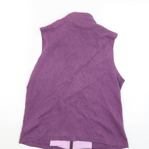 DASH Womens Purple   Full Zip Jumper Size 12