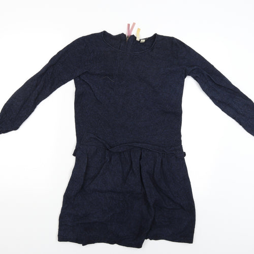 Preworn Womens Blue   Jumper Dress  Size 10