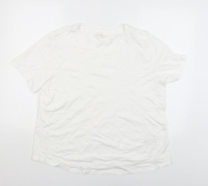 Day dreams Womens White Basic T-Shirt Size 18