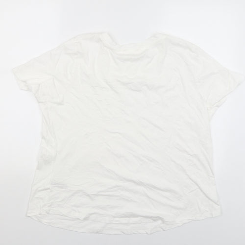 Day dreams Womens White   Basic T-Shirt Size 18