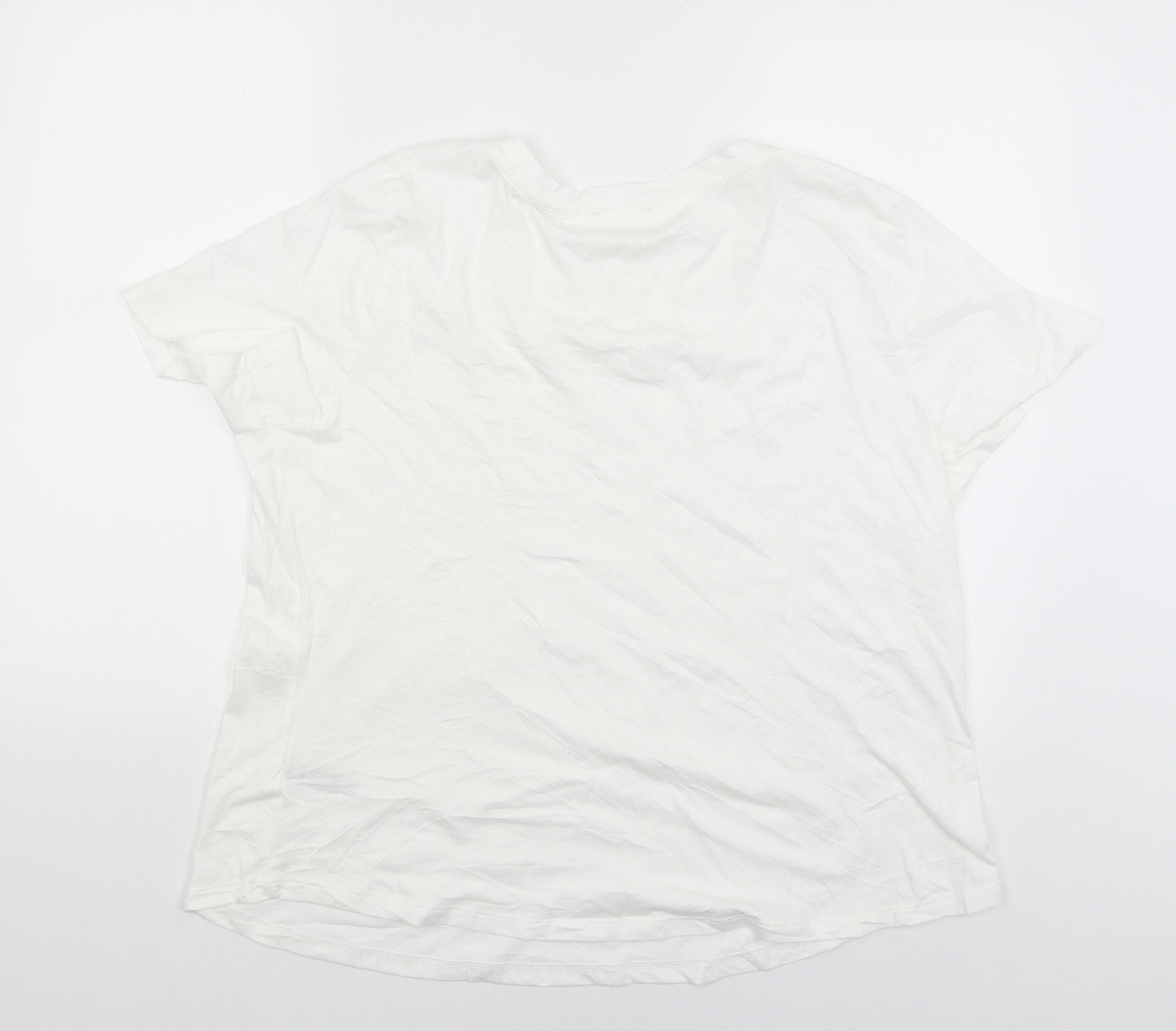 Day dreams Womens White   Basic T-Shirt Size 18