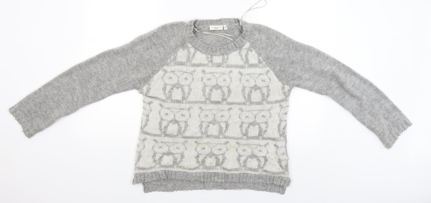 New Look Womens Grey   Pullover Jumper Size 10