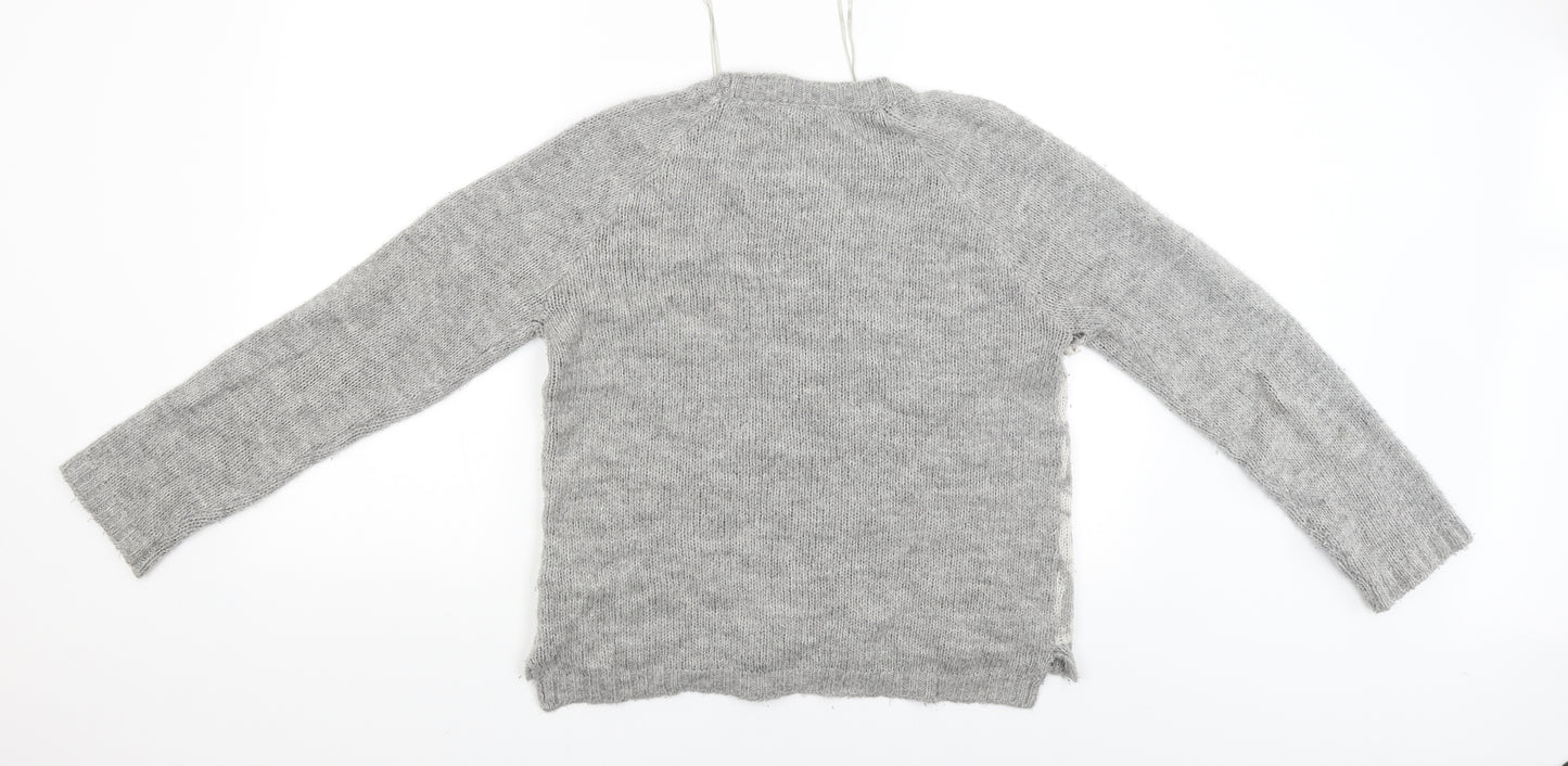 New Look Womens Grey   Pullover Jumper Size 10