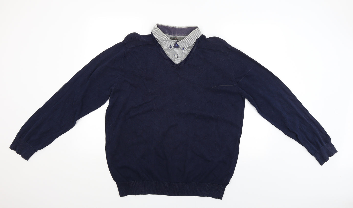 Jeff Banks Womens Blue   Pullover Jumper Size 2XL