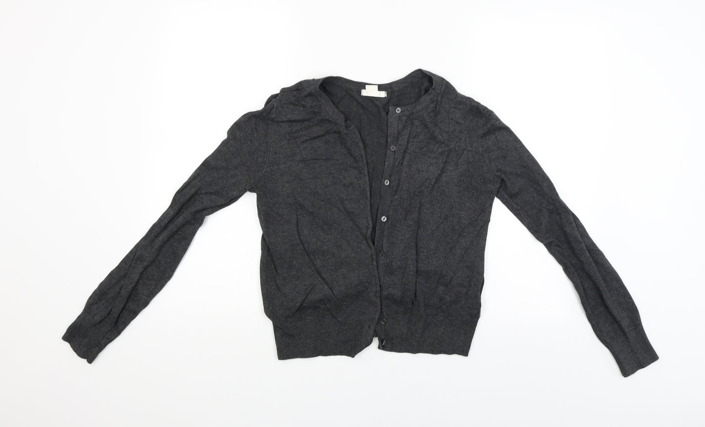 H&M Womens Grey   Cardigan Jumper Size S