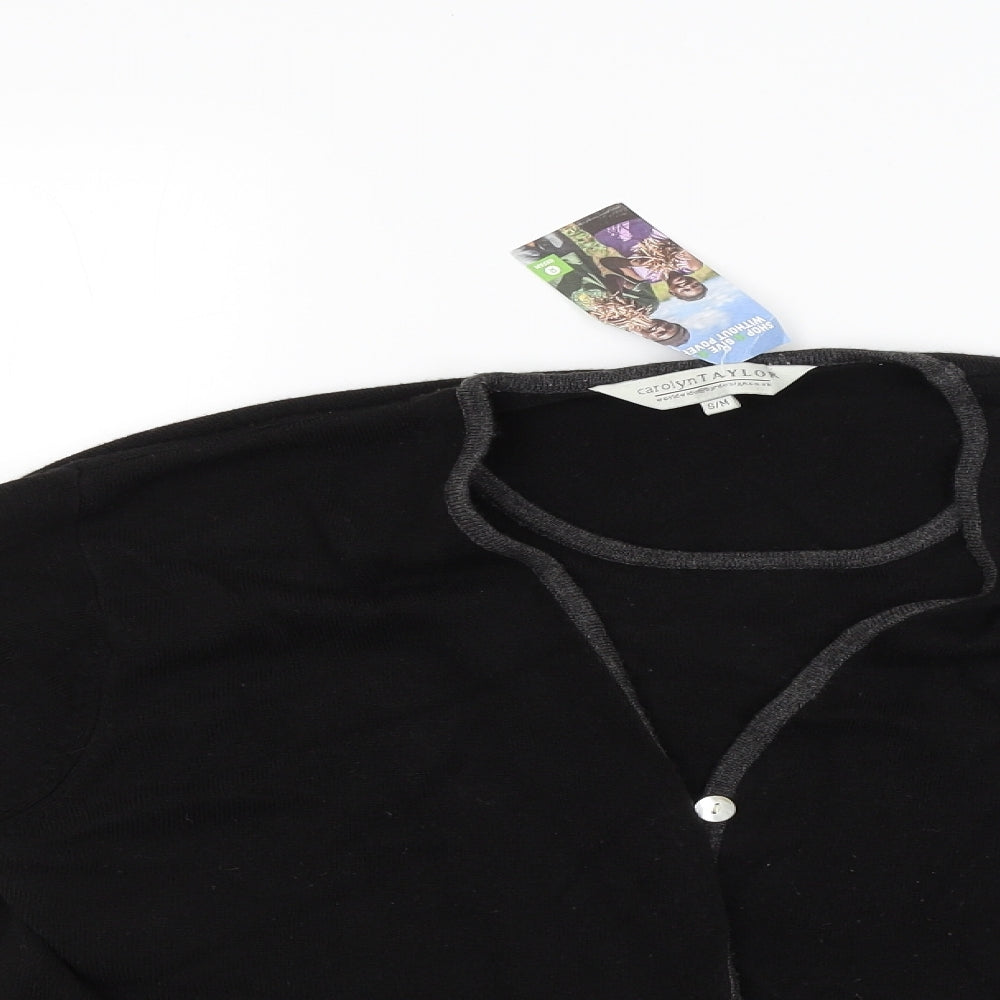 Carolyn Taylor Womens Black   Pullover Jumper Size S