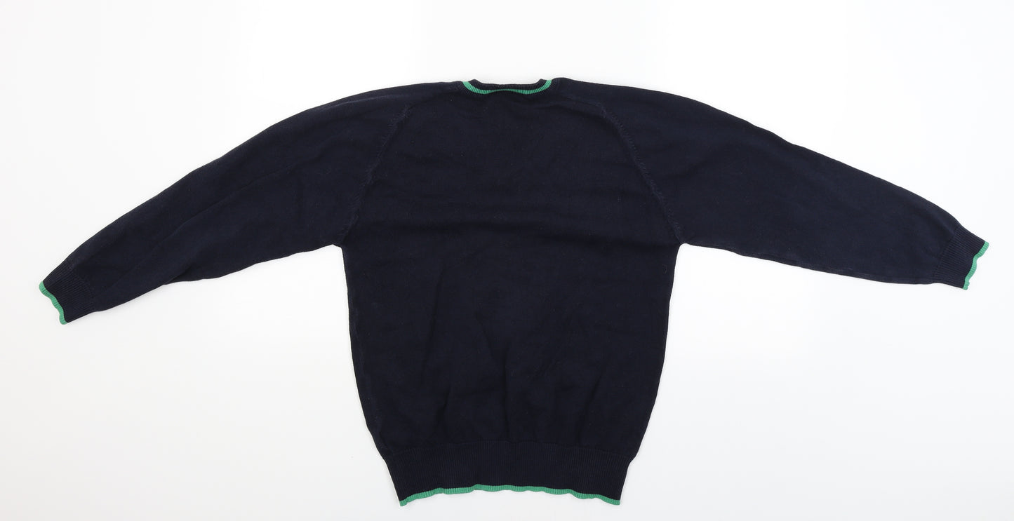 Truex Mens Blue   Pullover Jumper Size S