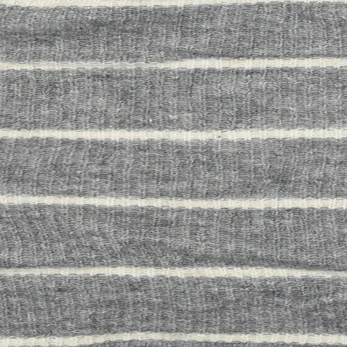 Divided Womens Grey Striped  Pullover Jumper Size S  - CROPPED