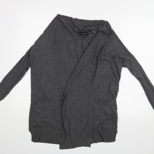 Atmospher Womens Grey   Wrap Blouse Size 8