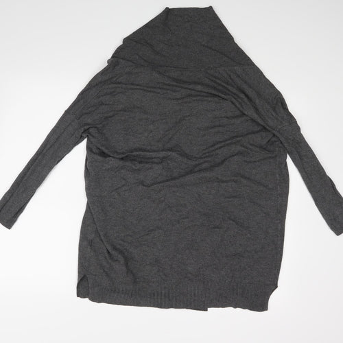 Atmospher Womens Grey   Wrap Blouse Size 8