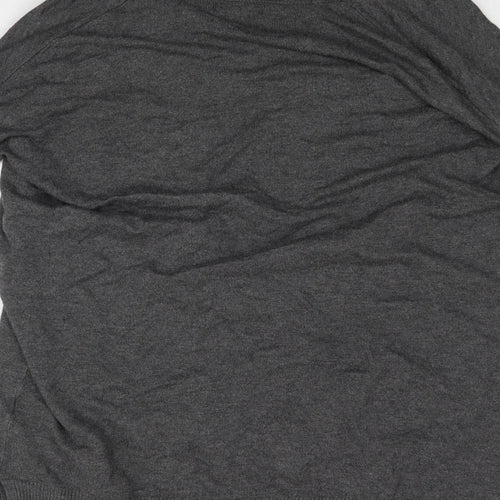 Atmospher Womens Grey   Wrap Blouse Size 8