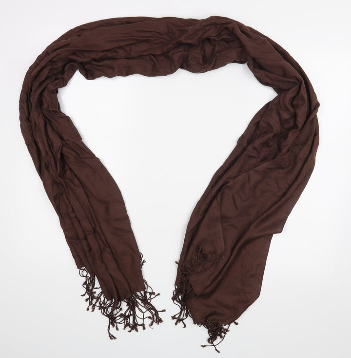 Preworn Unisex Brown    Scarf