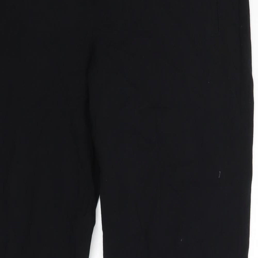 m&s Womens Black   Dress Pants Trousers Size 8 L30 in